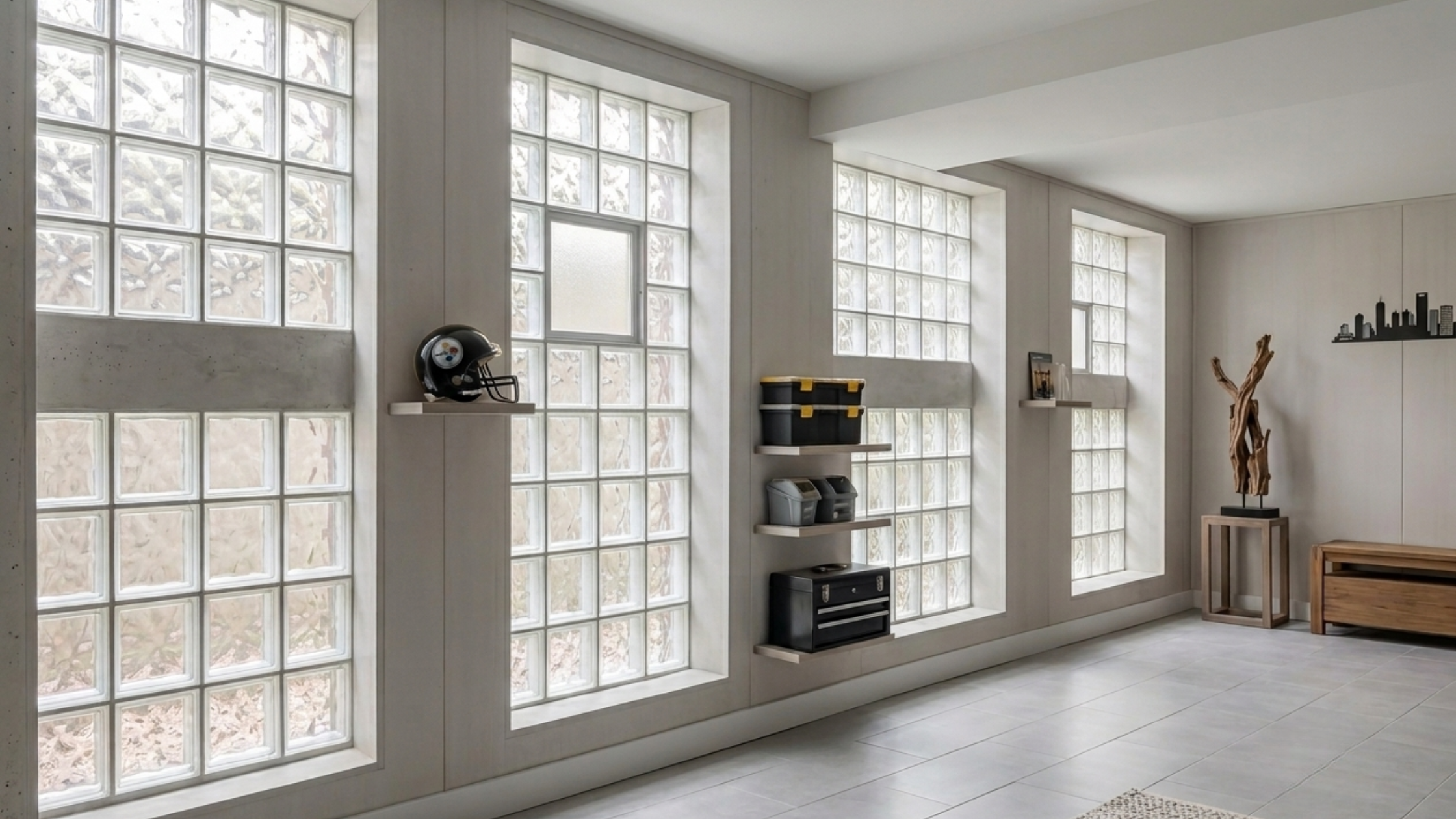 Basement Windows with Glass Block