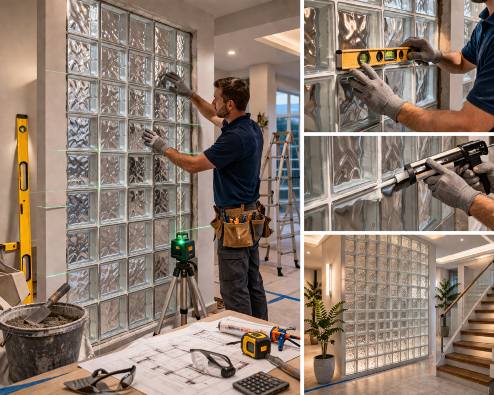 Why Professional Installation Matters for Glass Block Walls